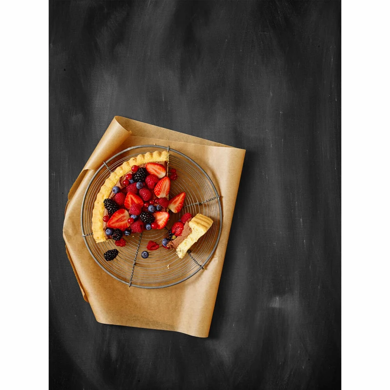 Birkmann Premium Baking Obstbodenform, Kuchenform, Kuchenbackform, Backform, Obstboden, Karbonstahl, Ø 30 cm, 882072