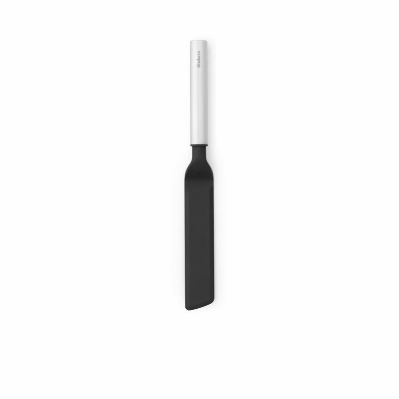 Brabantia Konditormesser Non-Stick Profile, Tortenmesser, Stahl / Kunststoff, Matt Steel, 31 cm, 250422