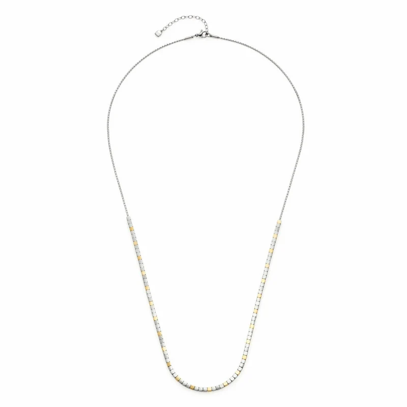 Leonardo Jewels Halskette Piera, Kette, Halsschmuck, Schmuck, Edelstahl IP gold, Silber, 021464