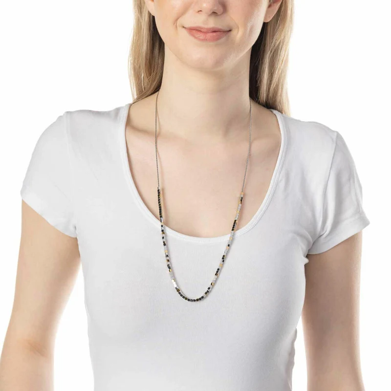 Leonardo Jewels Halskette Piera, Kette, Halsschmuck, Schmuck, Edelstahl IP gold, Silber, 021464