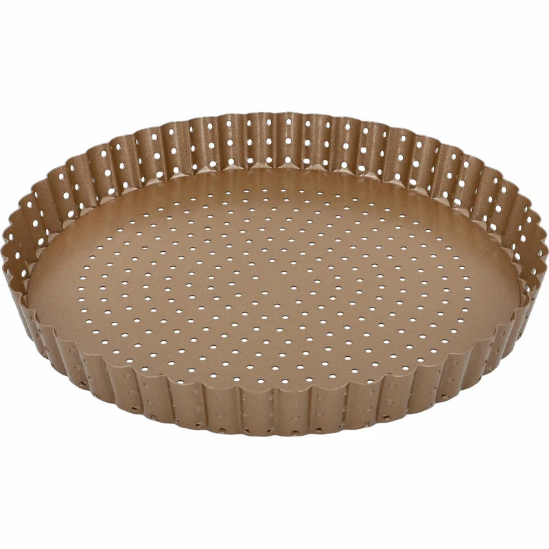 Birkmann Laib & Seele Quiche- & Tarteform, Quicheform, Backform, Kuchenbackform, Karbonstahl, Ø 25 cm, 210554