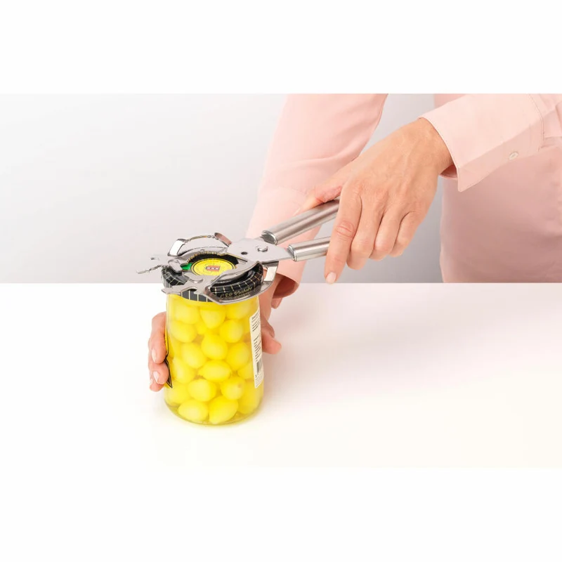 Brabantia Universalöffner Profile, Dosenöffner, Glasöffner, Stahl, Matt Steel, 25.5 cm, 250767