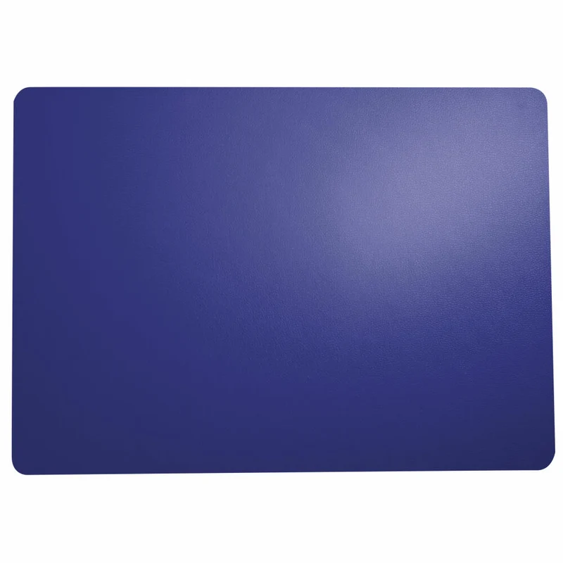 ASA Selection leather optic fine Tischset Ultramarine, Platzmatte, Platzdeckchen, PVC Lederoptik, Blau, 33 x 46 cm, 7814420
