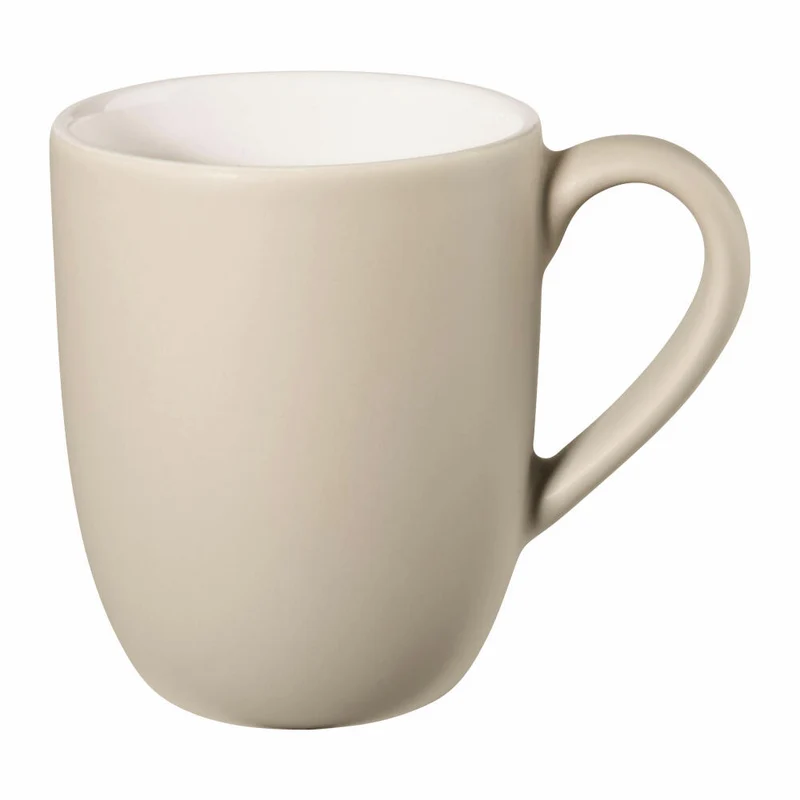 ASA Selection Grande Henkelbecher, Henkel Becher, Kaffeebecher, Tasse, Steingut, Limestone, 500 ml, 4707228