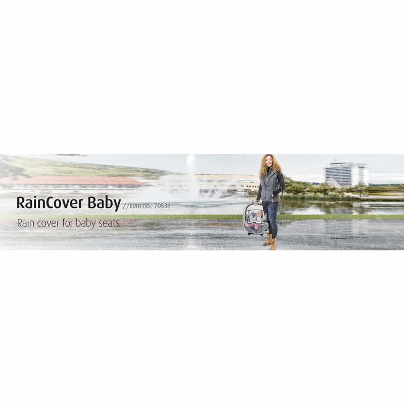 reer RainCover Baby Regenschutz für Babyschale, Regenverdeck, Regenhaube, 70538