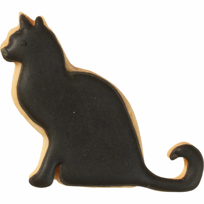 Birkmann Ausstechform Hauskatze, Ausstecher, Plätzchenform, Keks, Plätzchen, Edelstahl, 6 cm, 195448
