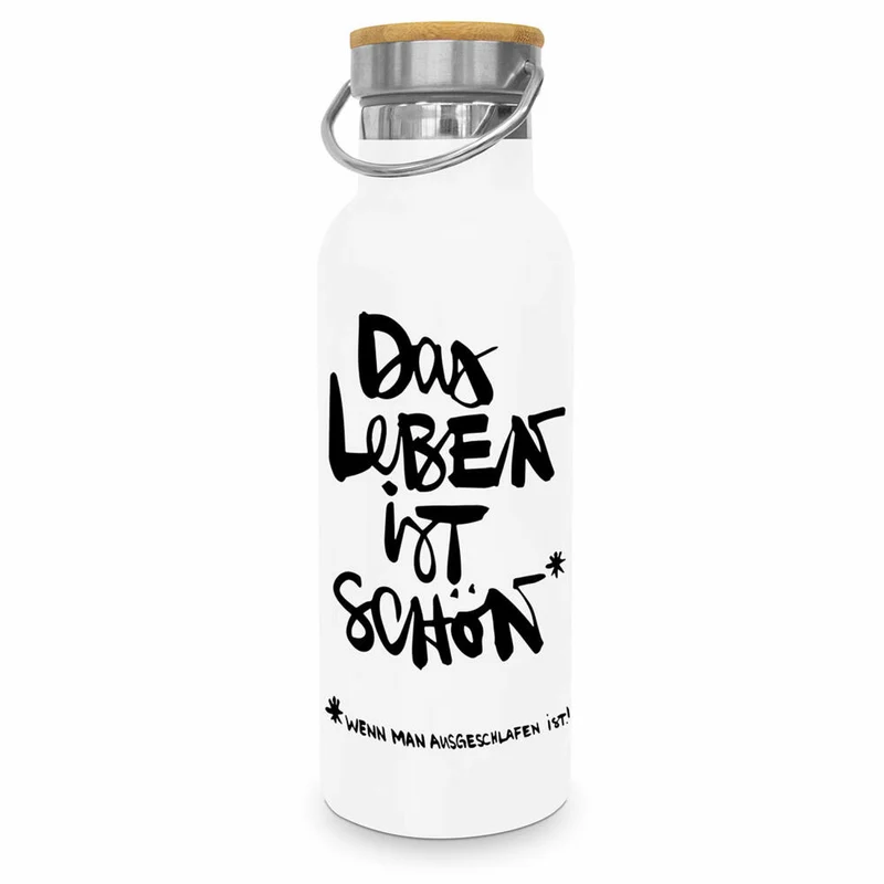 PPD Schönes Leben Steel Bottle, Thermoflasche, Isoflasche, Thermo Flasche, Iso, 500 ml, 471344