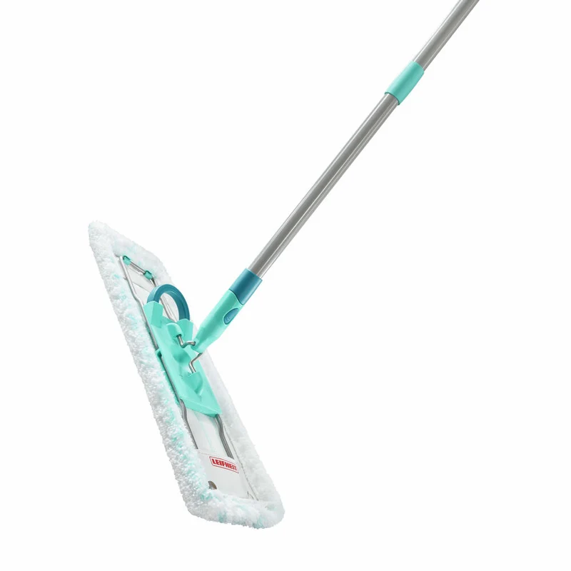 Leifheit Bodenwischer Profi XL micro duo, Wischmop, Wischer, Türkis, 42 cm, 55019
