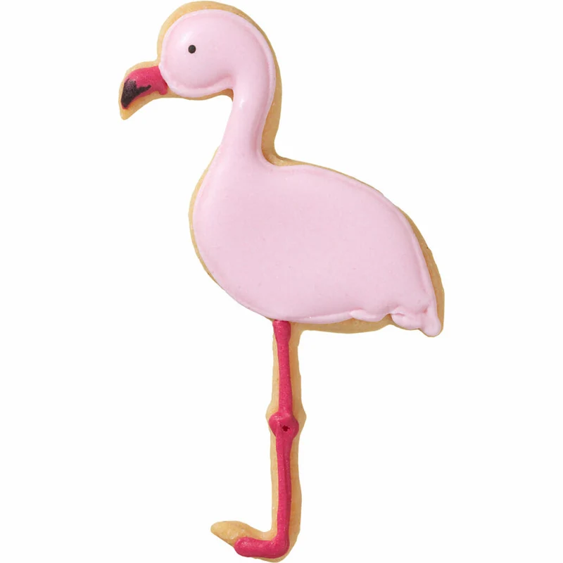 Birkmann Ausstechform Flamingo, Ausstecher, Plätzchenform, Keks, Plätzchen, Edelstahl, 9 cm, 198593