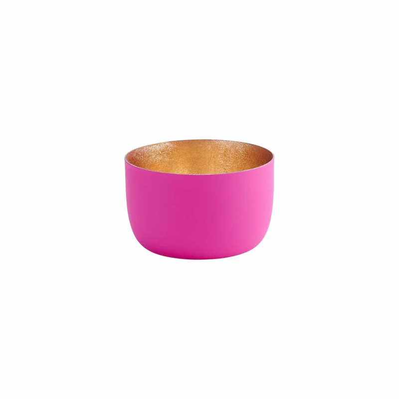 Gift Company Windlicht Madras S, Teelichthalter, Kerzenhalter, Eisen, Neon Pink, 5 cm, 1092503082