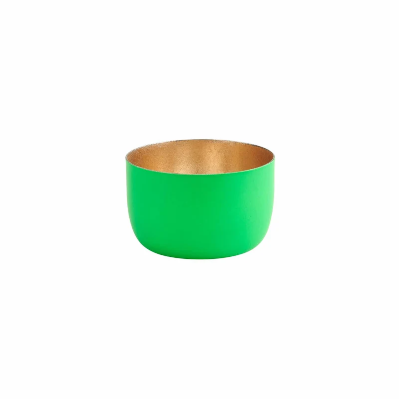 Gift Company Windlicht Madras S, Teelichthalter, Kerzenhalter, Eisen, Neon Grün, 5 cm, 1092503084