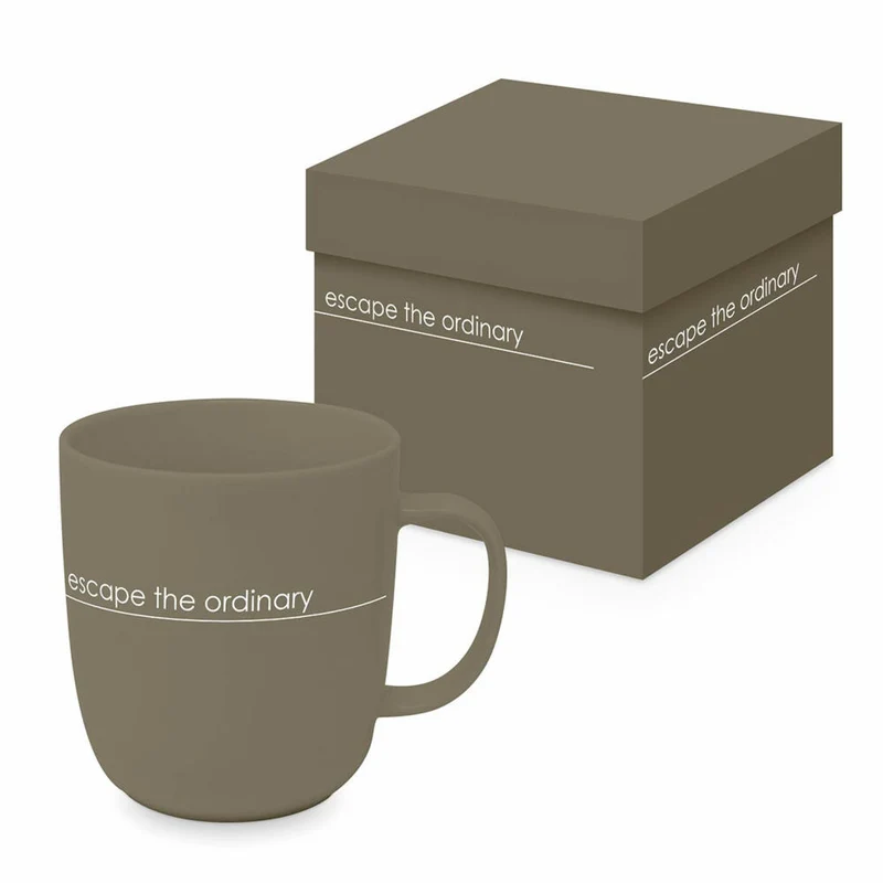 PPD Pure Escape Matte Mug, in Geschenkbox, Tasse, Teetasse, Kaffee Becher, 400 ml, 604498