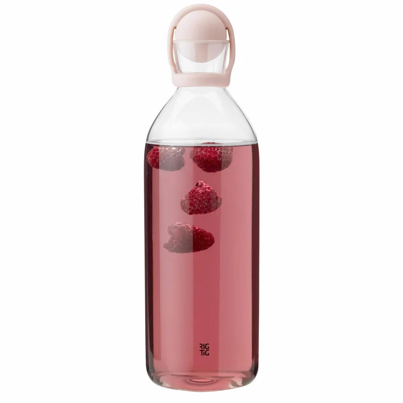 Rig-Tig Wasserkaraffe Cool-It Rose, Karaffe, Borosilikatglas, Rosé, 1.5 L, Z00071-9