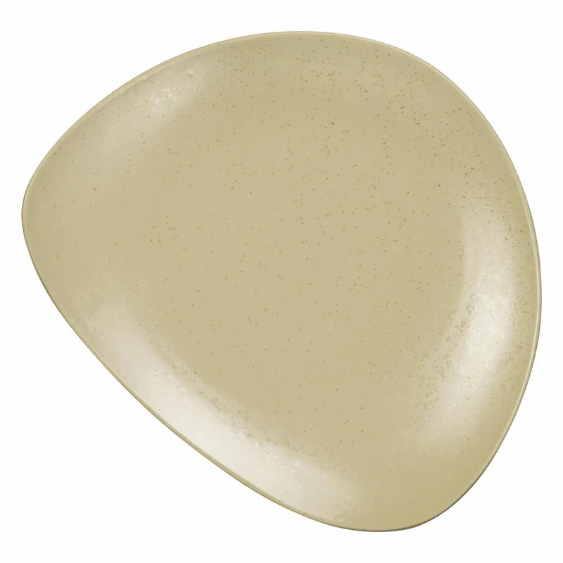 ASA Selection Cuba Panna Gourmetteller, Speiseteller, Gourmet Teller, Steinzeug, Nude, 34 cm, 1219415