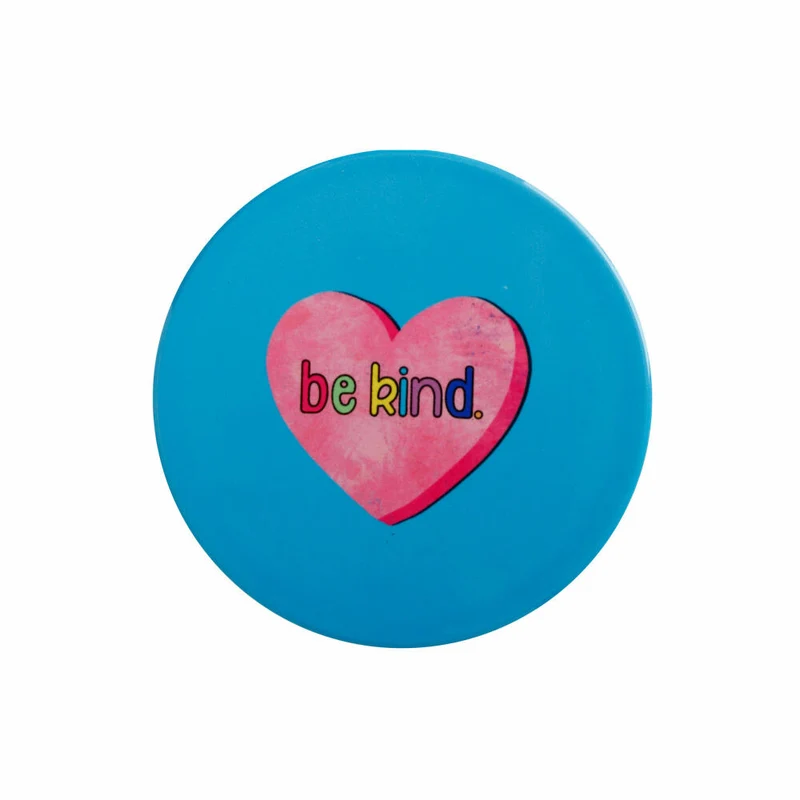 Maxwell & Williams Untersetzer Be Kind - Be Kind, Getränkeuntersetzer, Keramik, Türkis, 10 cm, DU0371