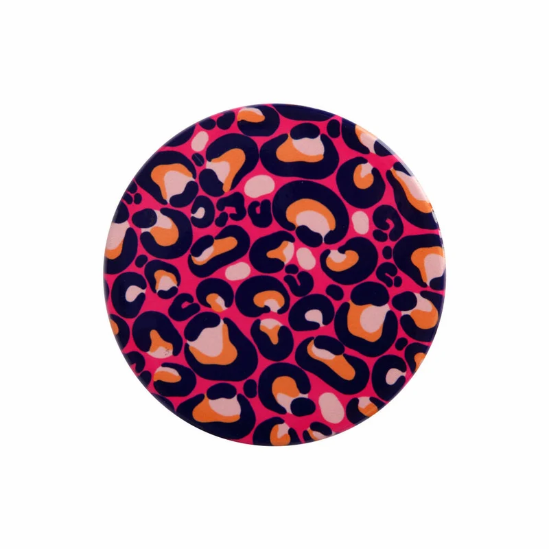 Maxwell & Williams Untersetzer Be Kind - Leopard, Getränkeuntersetzer, Keramik, Bunt, 10 cm, DU0376