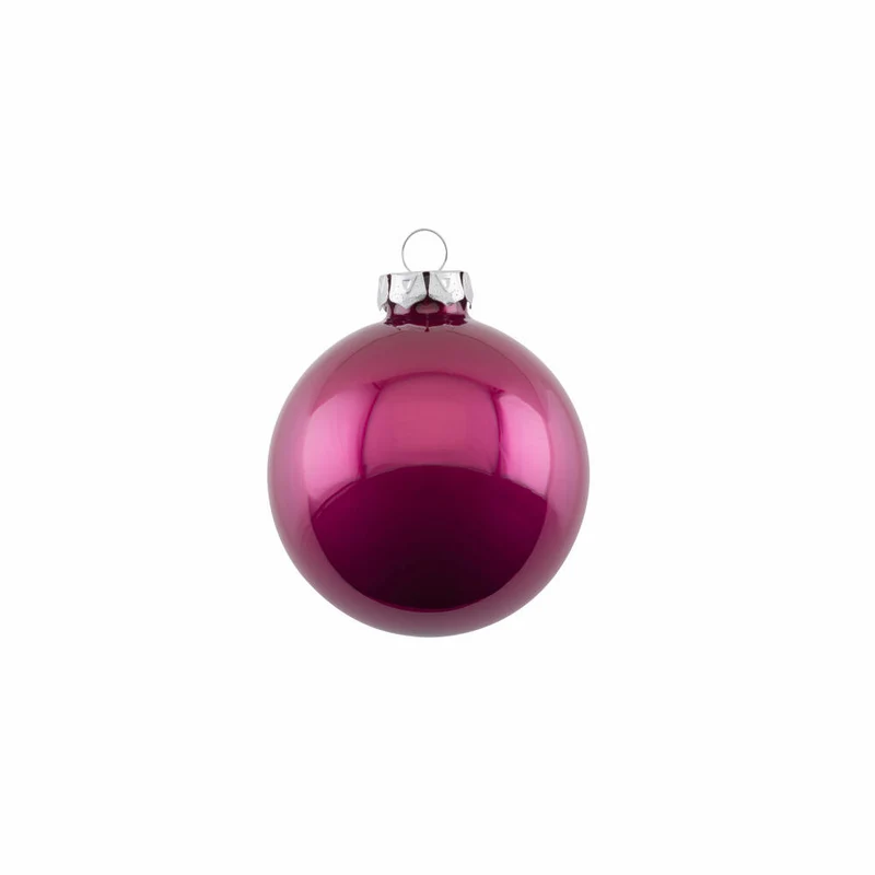 Gift Company Christbaumkugel Opal, Weihnachtskugel, Baumschmuck, Glas, Punch, Ø 6 cm, 11694