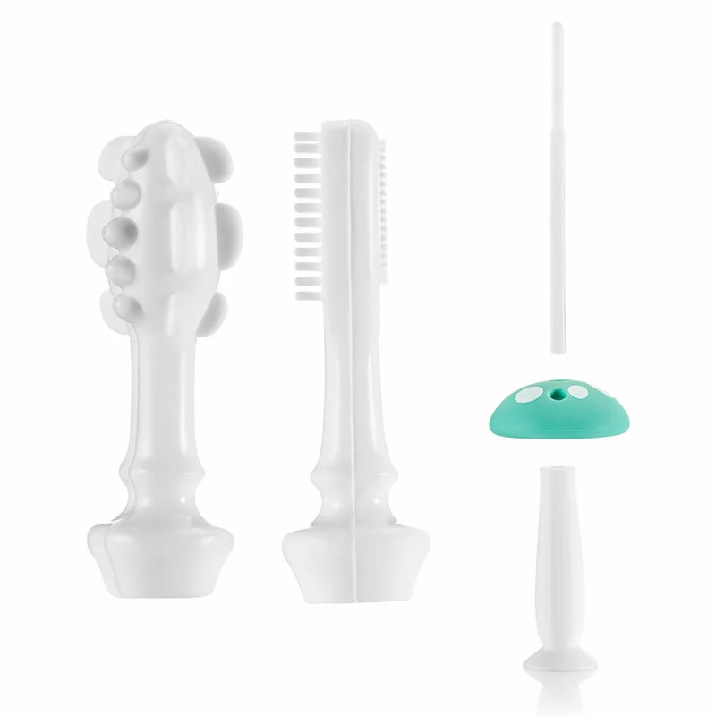 reer BabyCare Zahnputz-Trainer, 2-tlg., Zahnpflege, Lernzahnbürste, Zahnbürste, Baby, 79253