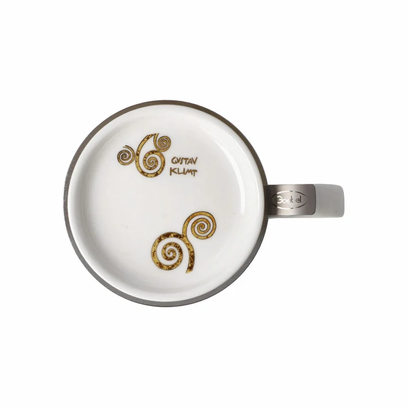 Goebel Teetasse mit Deckel und Sieb Gustav Klimt - Der Lebensbaum, Artis Orbis, Fine Bone China, 450 ml, 67072031