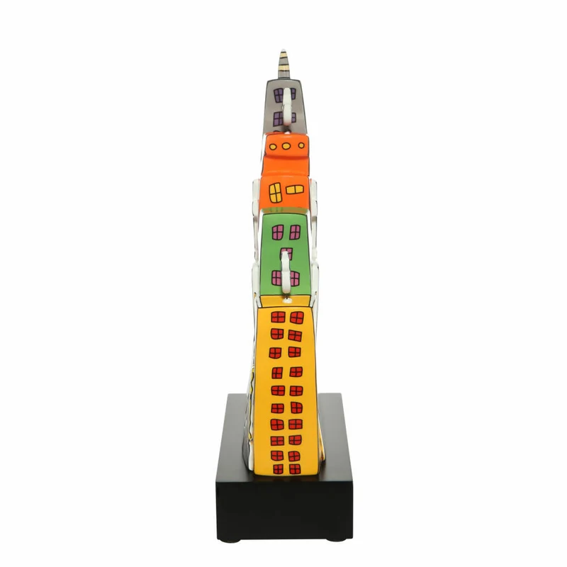 Goebel Figur James Rizzi - Summer in the City, Pop Art, Porzellan, Bunt, 35.5 cm, 26102821