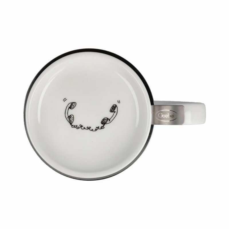 Goebel Teetasse mit Deckel und Sieb Barbara Freundlieb - Ziemlich beste Freundinnen, Becher, Fine Bone China, Bunt, 450 ml, 27001241