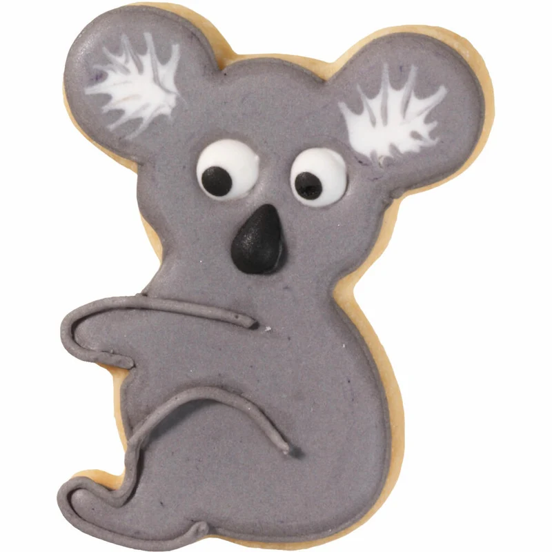 Birkmann Ausstechform Koala, mit Innenprägung, Ausstecher, Plätzchenform, Keks, Plätzchen, Edelstahl, 8 cm, 195653
