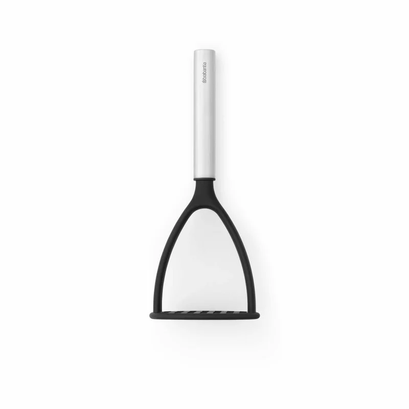 Brabantia Kartoffelstampfer Non-Stick Profile, Küchenhelfer, Stahl / Kunststoff, Matt Steel, 27.2 cm, 250507