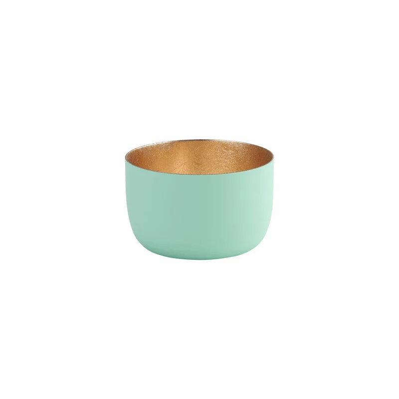 Gift Company Windlicht Madras S, Teelichthalter, Kerzenhalter, Eisen, Aqua, 5 cm, 1092503090