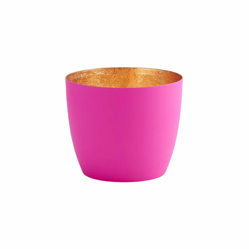 Gift Company Windlicht Madras M, Teelichthalter, Kerzenhalter, Eisen, Neon Pink, 8.5 cm, 1092504082