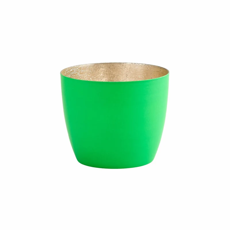 Gift Company Windlicht Madras M, Teelichthalter, Kerzenhalter, Eisen, Neon Grün, 8.5 cm, 1092504084