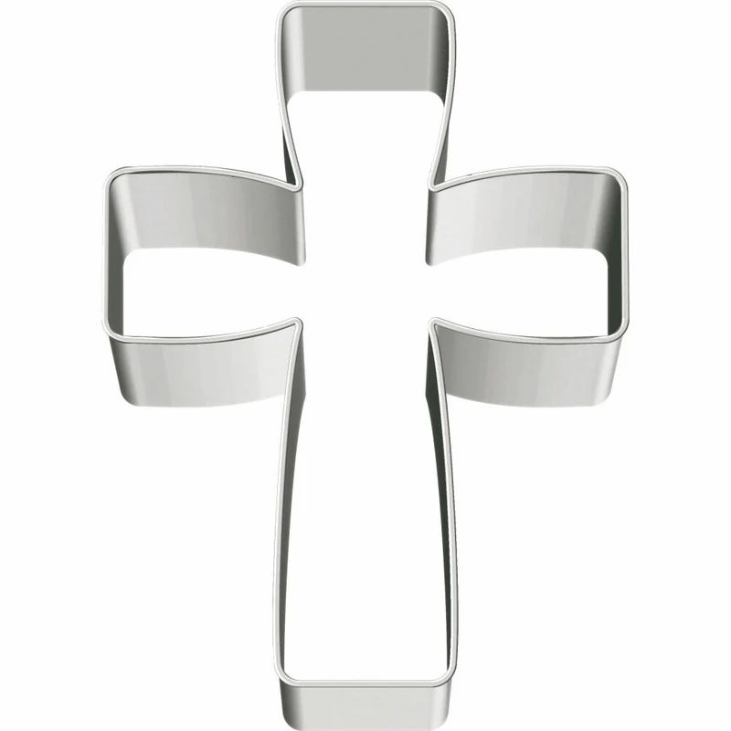 Birkmann Ausstechform Kreuz, Ausstecher, Plätzchenform, Keks, Plätzchen, Edelstahl, 6 cm, 197961