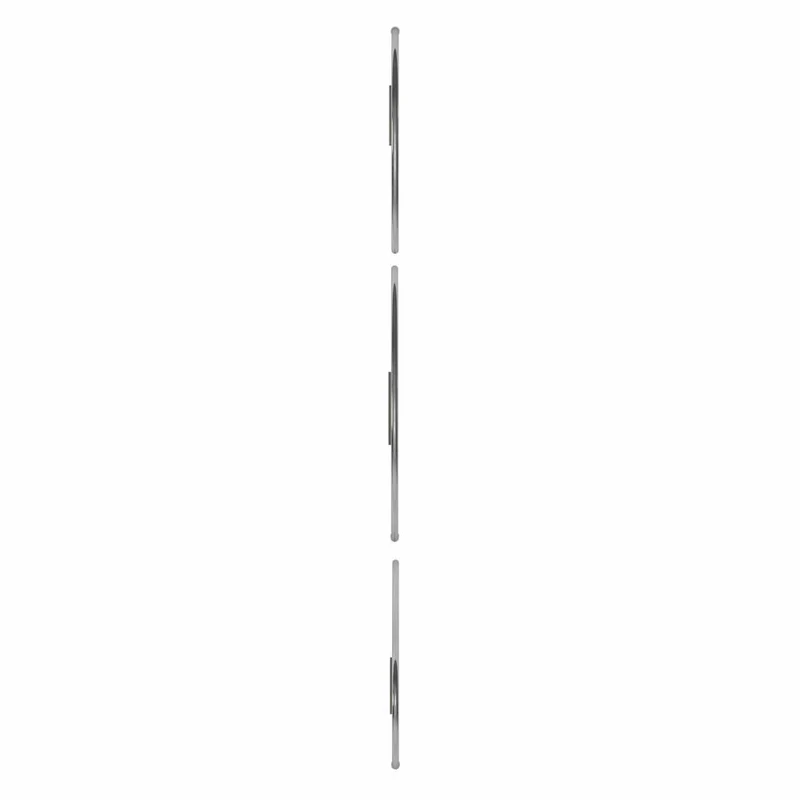Umbra Wandspiegel 3er-Set Hubba Pebble, Spiegelglas, Titan, 1018566-378