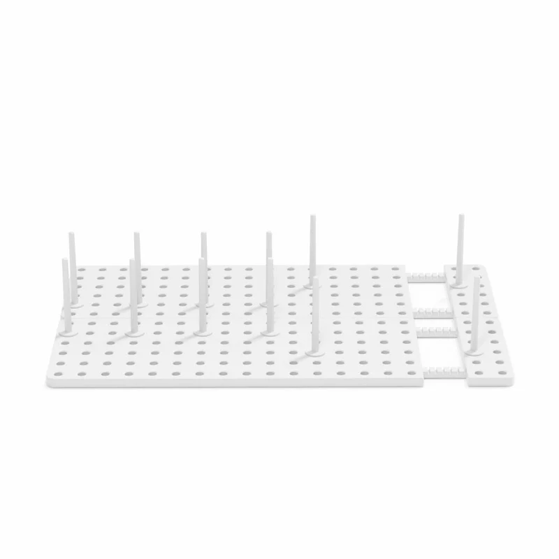 Umbra Schubladenorganizer Peggy 2er-Set, Einsatz, Kunststoff, Weiß, 1004318-660