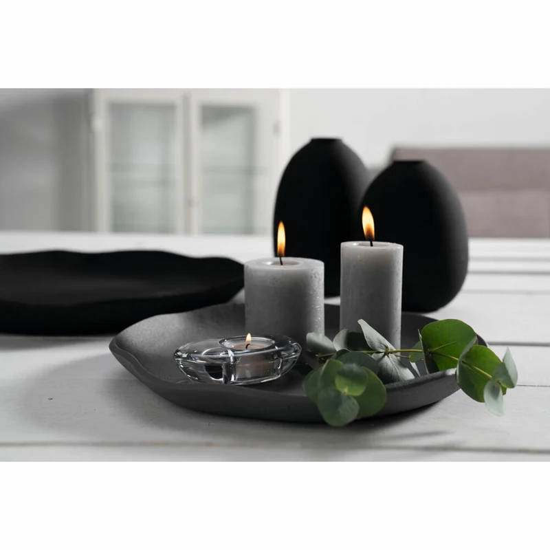 Leonardo Schale Casolare Aluminium, Dekoschale, Ablage, Aluminium, grau, 30 cm, 041695
