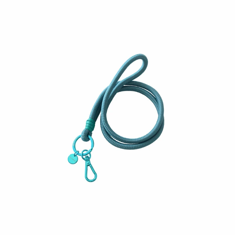 Gift Company Metropolitan Neo Lanyard, mit Karabiner, Schlüsselband, Schlüsselanhänger, Steel Blue / Grün, 73070