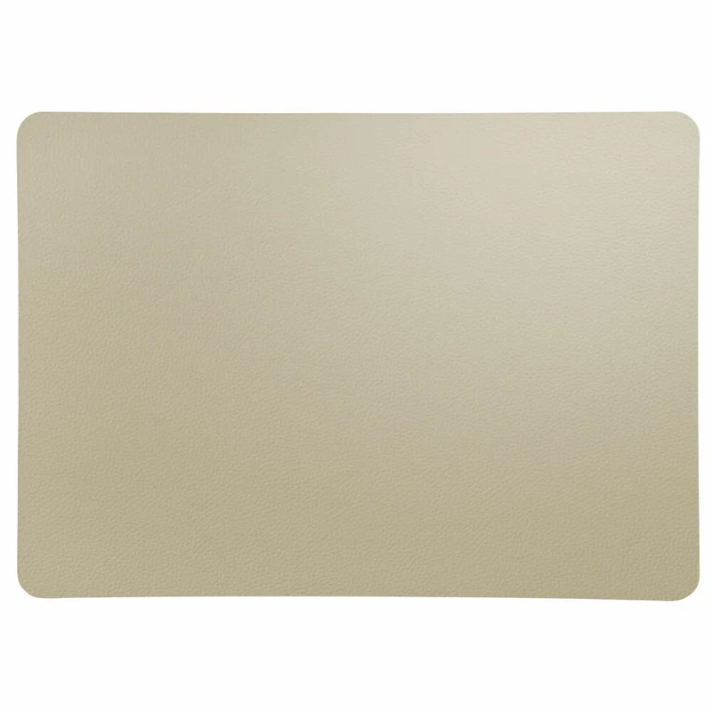 ASA Selection leather optic rough Tischset Stone, Platzmatte, Platzdeckchen, Untersetzer, PVC Lederoptik, Beige, 8801420