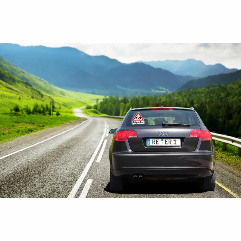 reer Baby on Tour Autoschild, mit Saugnapf, Hinweisschild, Hinweis, Schild, 80210