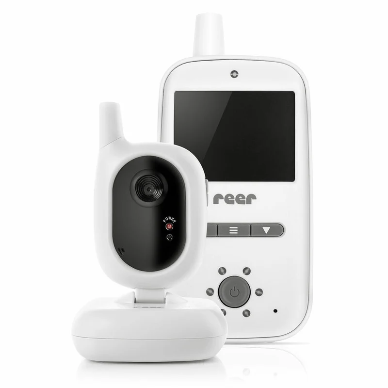 reer BabyCam, Video Babyphone, Babyfon, Kamera, Farbbildschirm, Reichweite bis 300 m, 80420