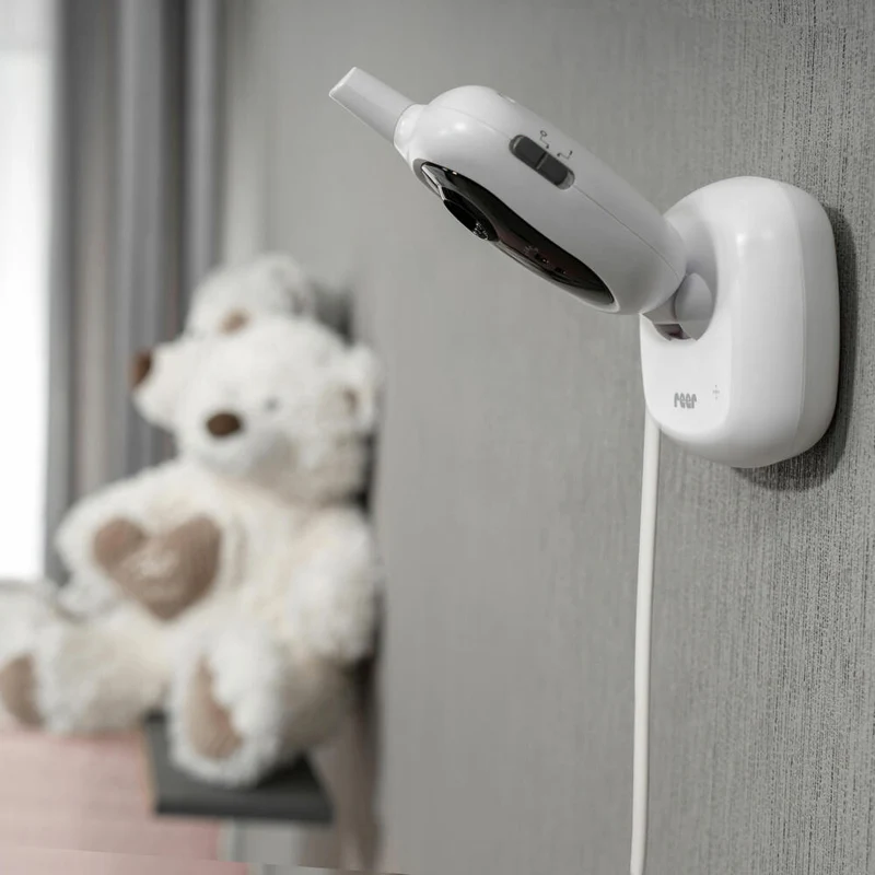 reer BabyCam, Video Babyphone, Babyfon, Kamera, Farbbildschirm, Reichweite bis 300 m, 80420