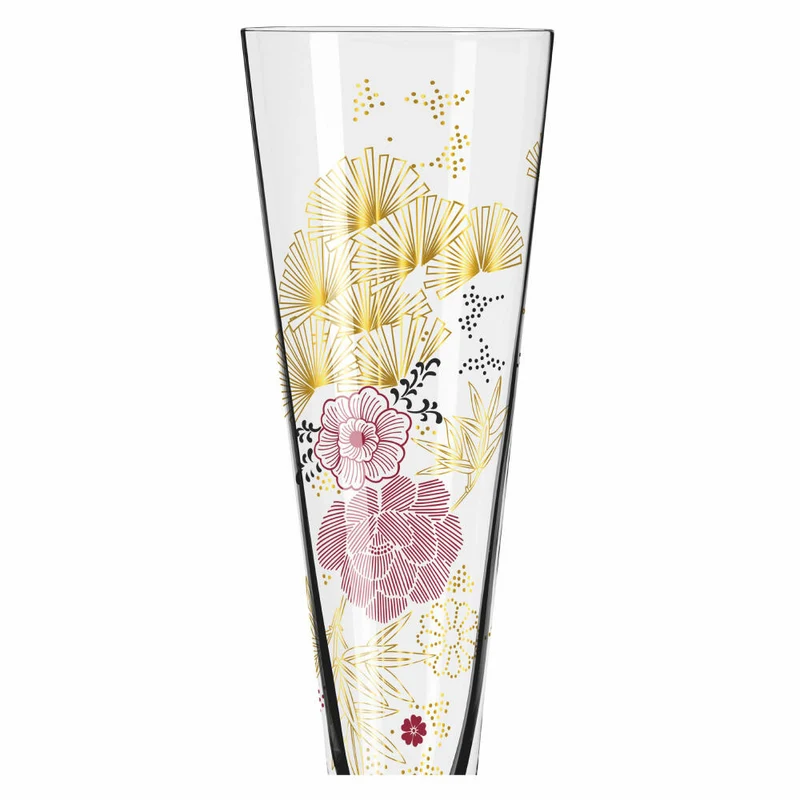 Ritzenhoff Goldnacht Champagnerglas 020, Kathrin Stockebrand, Kristallglas, 205 ml, 1071020