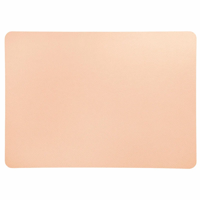 ASA Selection leather optic fine Tischset Ballet Slipper, Platzmatte, Platzdeckchen, PVC Lederoptik, Nude, 33 x 46 cm, 7821420