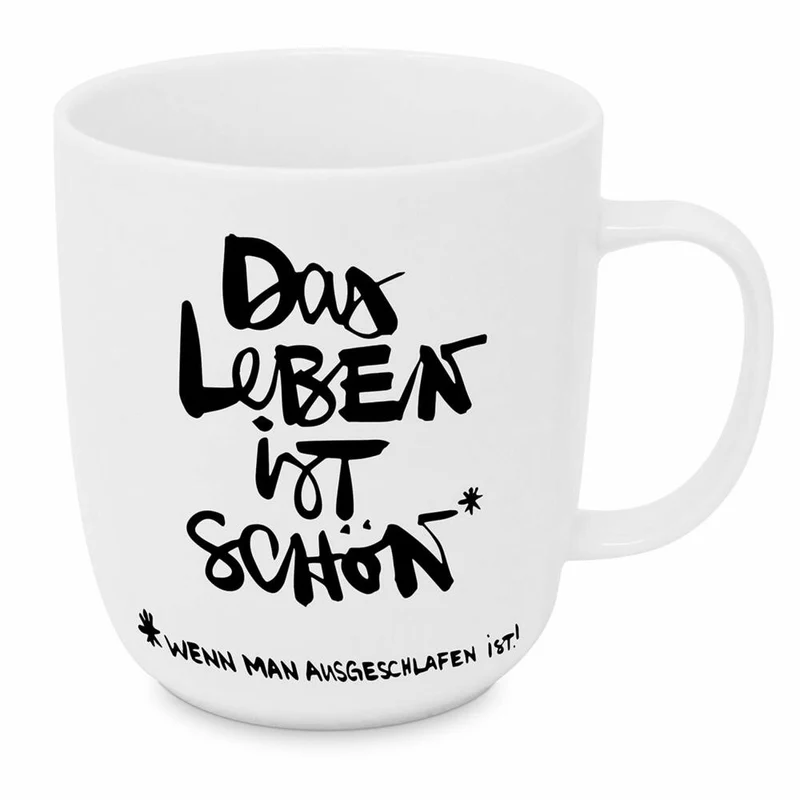 PPD Schönes Leben Mug 2.0 D@H, Tasse, Teetasse, Kaffetasse, Kaffee Becher, 400 ml, 551344