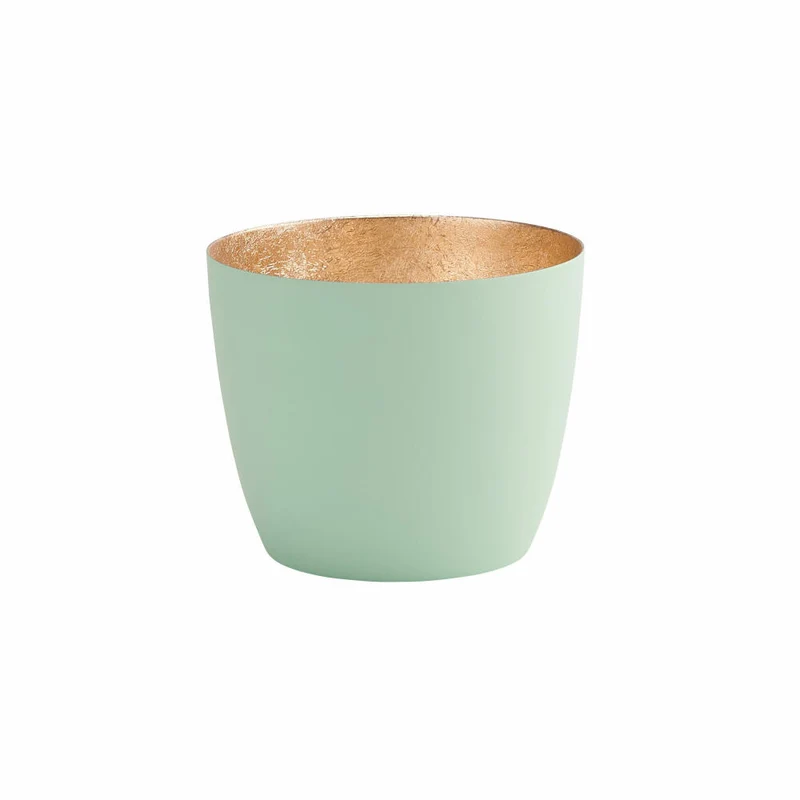 Gift Company Windlicht Madras M, Teelichthalter, Kerzenhalter, Eisen, Aqua, 8.5 cm, 1092504090