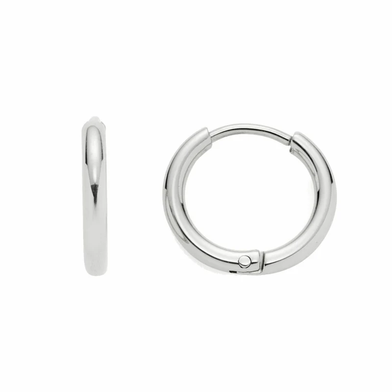 Leonardo Jewels Kreole Lilo Beautys 2er-Set, Ohrstecker, Edelstahl, Silbern, 022070