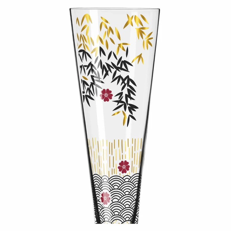 Ritzenhoff Goldnacht Champagnerglas 019, Kathrin Stockebrand, Kristallglas, 205 ml, 1071019