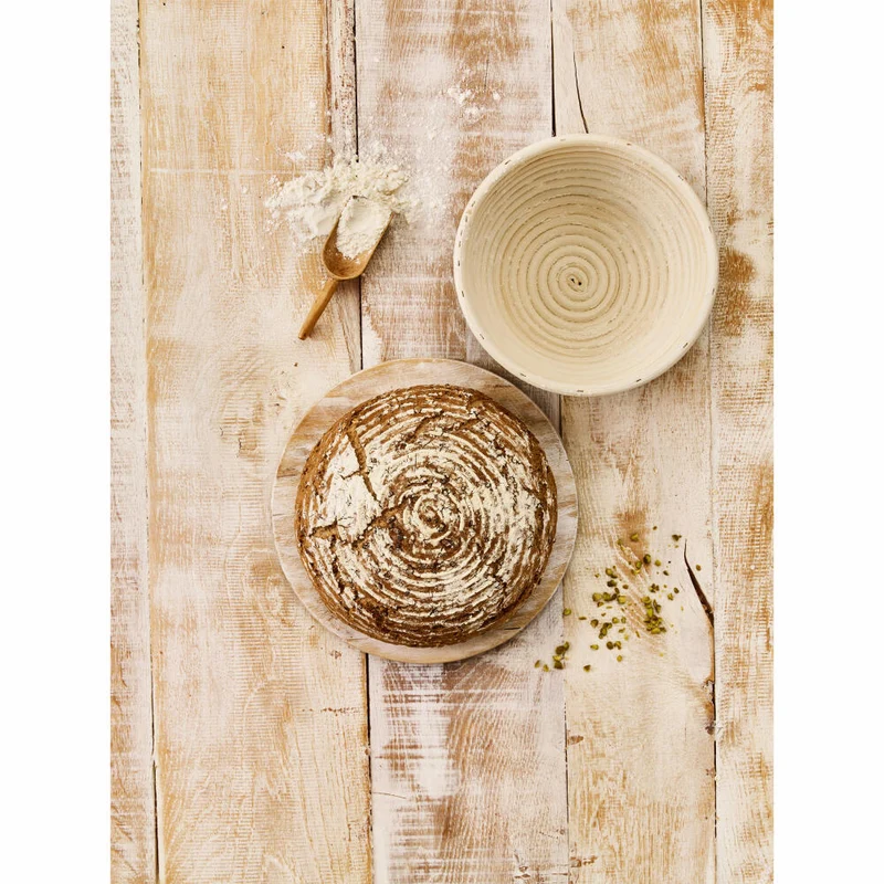 Birkmann Laib & Seele Gärkörbchen Rund Klein, Gär Körbchen, Gärkorb, Brotkorb, Brotform, Peddigrohr, Ø 20 cm, 208964