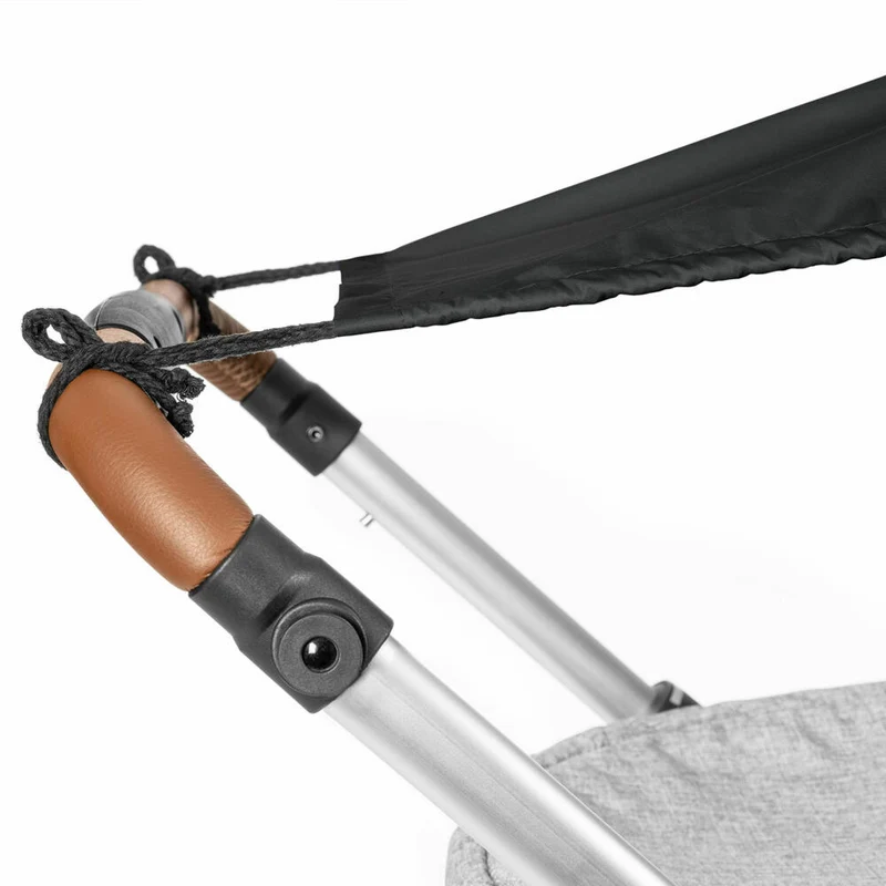 reer ShineSafe Sonnensegel, Sonnenschutz, UV Schutz, Kinderwagen, Schwarz, 84191