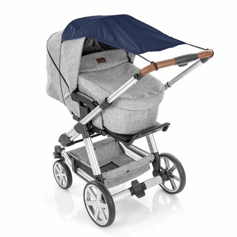reer ShineSafe Sonnensegel, Sonnenschutz, UV Schutz, Kinderwagen, Marineblau, 84213