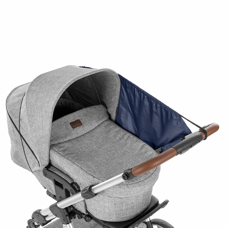 reer ShineSafe Sonnensegel, Sonnenschutz, UV Schutz, Kinderwagen, Marineblau, 84213