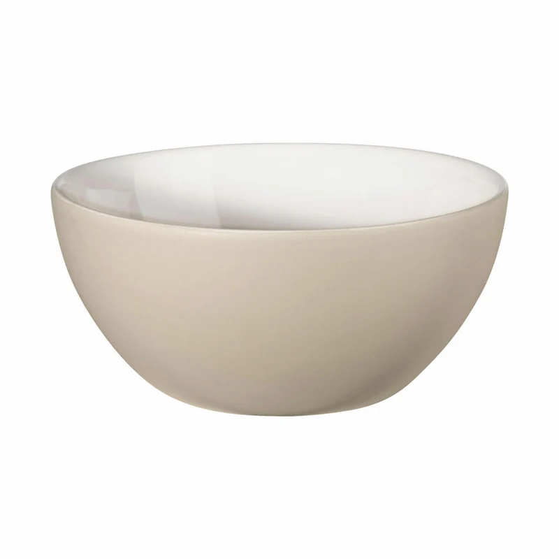ASA Selection grande Schale Limestone, Müslischale, Müsli Schüssel, Steingut, Nude, Ø 15.5 cm, 50290228